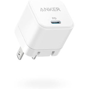 Anker USB C Charger, 20W Fast Charger with Foldable Plug, PowerPort III 20W Cube Charger for iPhone 14/14 Plus/14 Pro/14 Pro Max/13, Galaxy, Pixel 4/3, iPad/iPad Mini, Charging Cable is not included