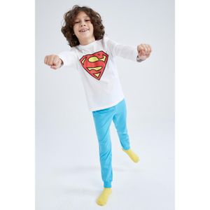 Defacto Boys' S?perman Long Sleeve Pyjamas Set