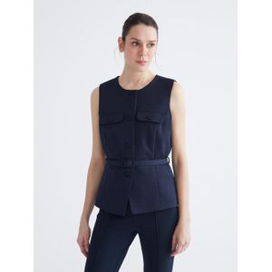 LC Waikiki Crew Neck Belted Women's Waistcoat