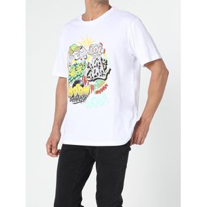 Colins تي شيرت كولنز للرجال بأكمام قصيرة باللون الأبيض