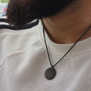 stainless steel Black-plated Ayatul Kursi necklace. 