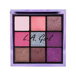 LA Girl 9 Colors Eyeshadow Palette – Highly Pigmented Matte & Shimmer Shades, Long-Lasting Wear