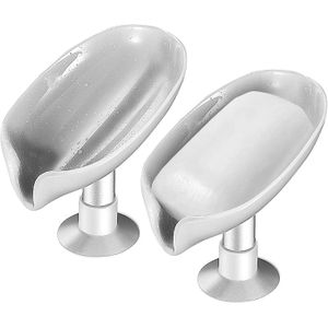 حامل صابون ذاتي التصريف - 2 قطعة