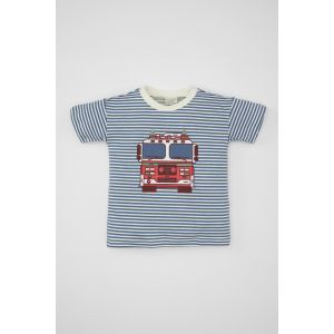 Defacto Baby Boy Regular Fit Short Sleeve T-Shirt - White