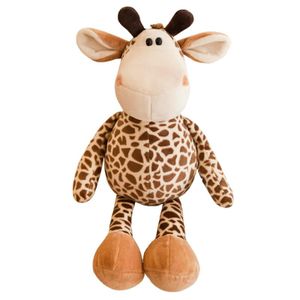 Soft Animal World Plush Toys Lion Elephant Fox Raccoon Giraffe