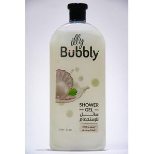 Illy Bubbly ايلي بابلي شاور جل - برائحة ميلكى 1لتر