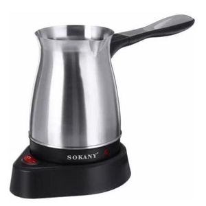 Sokany SK-214 Turkish Coffee Maker Steel, 500ml 5 Cups, 600W