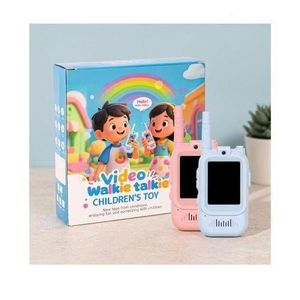 Genetic Video Walkie Talkies for Kids – Kids Walkie Talkies 2 Pack with Voice Changer, 1000 Feet Range, Fun Toys for Indoor Play, Camping, Hiking, Travel – Birthday for Boys and Girls Ages 3-10