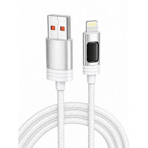 Lightning Fast Charging Cable with RGB LED Light – Durable Braided Nylon USB Cable with Flexible Anti-Bend Design – Supports Fast Charging and Data Transfer – Practical Length for Daily Use – Comes in Assorted Colors (Random Selection) – Reliable Gift