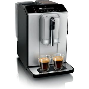 Bosch Fully automatic coffee machine Series 2 - Pump pressure 15.0 bar - Volume water tank 1.4 l - Capacity bean container 250 g - Silver - TIE20301