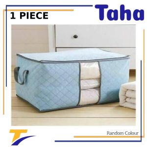 1pc Random Large Quilt Storage Bag,Clothes Storage Bag, Clothes