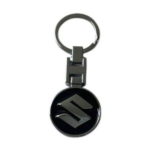 حامل مفاتيح السيارة المعدني - ملحقات مفاتيح السيارة - يناسب سيارات سوزوكي