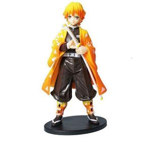 Zenitsu Agatsuma Figurine – Demon Slayer Kimetsu no Yaiba Anime Character Collectible – Highly Detailed Action Figure with Signature Yellow Haori, Sword Pose, and Black Base – Perfect for Fans, Collectors, and Display – Colors May Vary