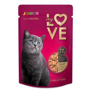 MY  love wet food with chicken for kitten 85g