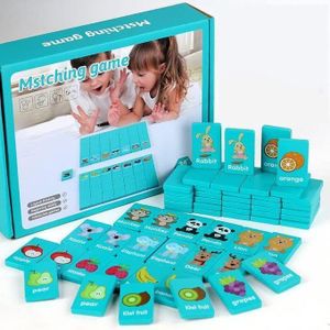 4 in 1 Wooden Matching Game  Fruits and Animals  Dominoes Memory Chess Elimination and Challenge Games  Interactive Educational Game for Children  Ideal for Gifts, Birthdays and Halloween  Develops Skills and Family Connection