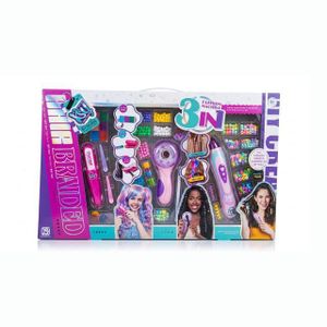 مجموعة تصفيف وتجديل الشعر 3 في 1