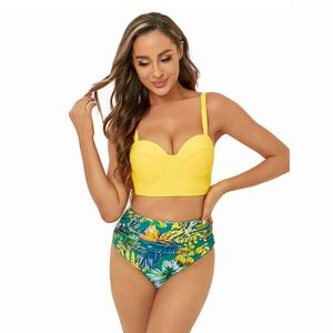 Fashion (Blue) High Waist Bikini Swimwear Women Swimsuit Bandage Floral  Bikinis Set Mujer Biquinis Feminino Bikini 2022 Woman Bathing Suit MAA @  Best Price Online