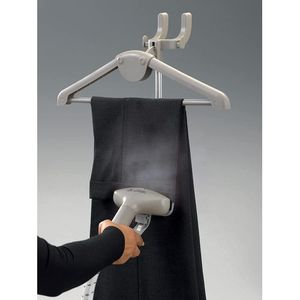Black + Decker Digital Garment Steamer with Attachments, 240 ml, 1600W,  Black - HSTD1600-B5, Best price in Egypt