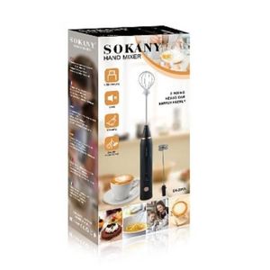 Sokany مضرب خفق البيض وصنع رغوة نسكافيه وكابيتشينو الكهربائي من سوكاني موديل SK-201A شحن كهرباء منفذ USB