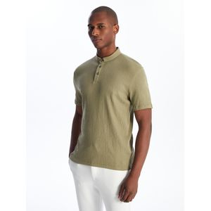 LC Waikiki Polo Neck Short Sleeve Patterned Men's T-Shirt