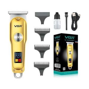 VGR ماكينة حلاقة V290 الاحترافية للرجال مع شاشة LED