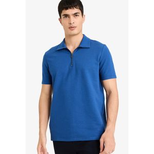 Defacto Fermuarlı Yaka Kısa Kollu Polo Tişört