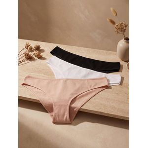 LC Waikiki Plain Brazilian Knickers 3-Pack