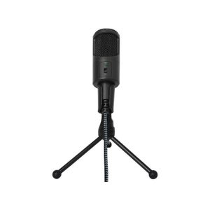 USB Condenser Podcast Microphone, with Foldable Tripod Mute Switch