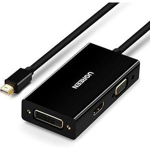 Ugreen 20418 Mini DisplayPort Hub, 3 Ports, Black - MD114