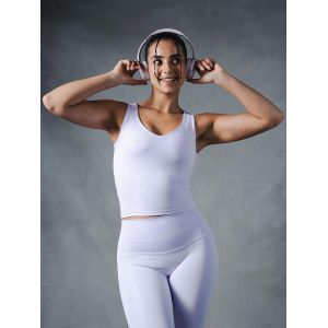 Beyond Sportswear Women's Lilac Compression Sleeveless Top