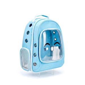 Cute Cartoon Transparent Pet Backpack Carrier
