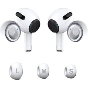 Replacement Ear Tips Buds For Airpods Pro, Silicon Ear Buds Tips With Portable Storage Box (Fit In The Charging Case) -White (6)