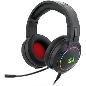 Redragon سماعة ألعاب Redrago.n H270 Mento RGB سلكية - درايفرات 50 مم، ميكروفون، صوت ستيريو، منفذ 3.5 مم، متوافقة مع PC وLaptop