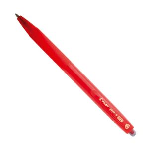 Pilot قلم حبر جاف قابل للسحب بايلوت BP-1RT 1.0mm سن متوسط - أحمر