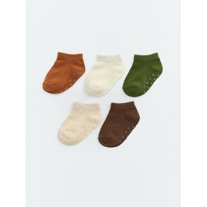 LC Waikiki Non-Slip Sole Baby Boy's Slipper Socks 5 Pack