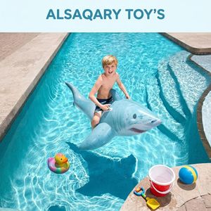 Realistic Shark Ride-On 183cm x 102cm