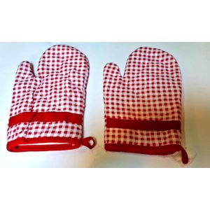 Oven fabric gloves set of 2 Pieces