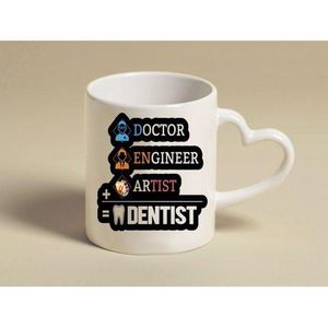 كوب طبيب، كوب قهوة، هدية قلب يد Pr-9044