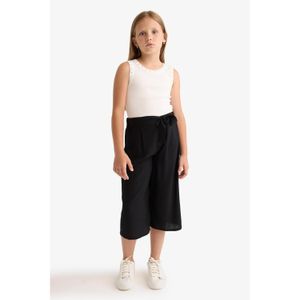 Defacto Culotte Wide Leg Viscose Capri Girls'