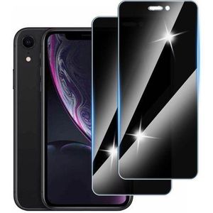 2 Pieces Privacy Screen Protector for iPhone 11/iPhone XR, Anti Spy, 9H Hardness, Tempered Glass Film Anti Scratch