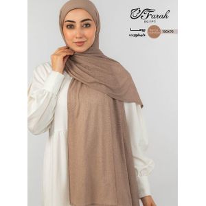 Farah Roma Kuwaiti Hijab-Coffee 
