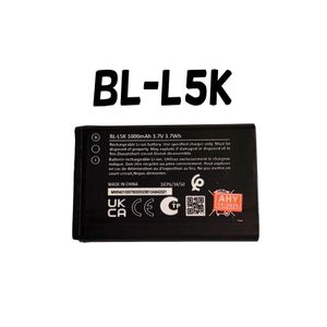 بطارية ليثيوم أيون قابلة لإعادة الشحن موديل (BL-L5K) - متوافقة مع هواتف نوكيا مثل هاتف Nokia 105 Plus