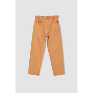 Defacto Girls' Slouchy Fit Paperbag Waist Fit Jeans Trousers