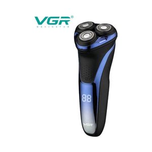 VGR V-306 Electric Shavers Shaver 3 Cutter Head Rotary Shaving Lcd Display
