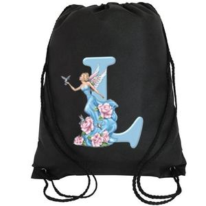 back bag black High quality 100% linen handbag with distinctive design and shapes, multi-use (travel/lecture/club/work),letter L