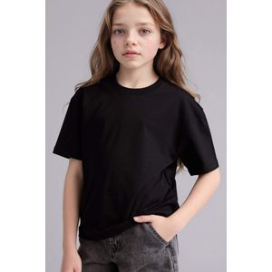 Defacto Girl Relax Fit Crew Neck Short Sleeve T-Shirt