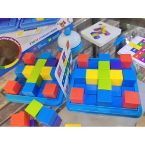 Building blocks race challenge 2 or more players