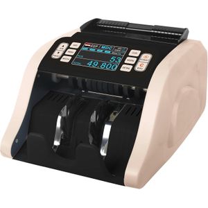 Lotfy Group LG LG910 Mixed Denomination Money Counter Machine, Value Counting, UV/MG/IR/MT Bill Counter, 3.5" TFT Display Money Counting Machine, EGP, USD, EUR, GBP, MXN Cash Counter for Business, 12 Month Warranty