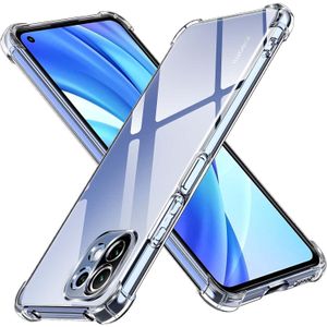 Transparent shock-absorbing case with soft TPU silicone and polyethylene for Xiaomi Mi 11 Lite 4G/5G NE