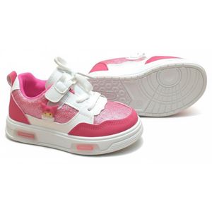 سنيكر أطفالي مريح بتصميم مرح, نعل متين وخفيف مع بطانة مريحة، حزام سهل للارتداء اليومي نعل مضئ 